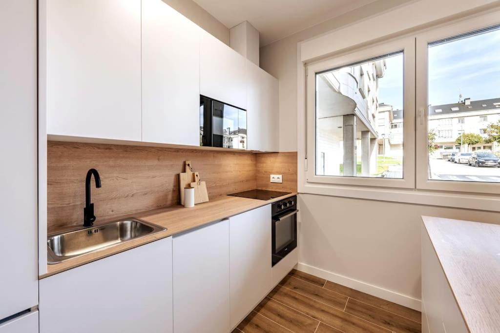 Apartamento White Tree By Arca Azahar O Pedrouzo Kültér fotó